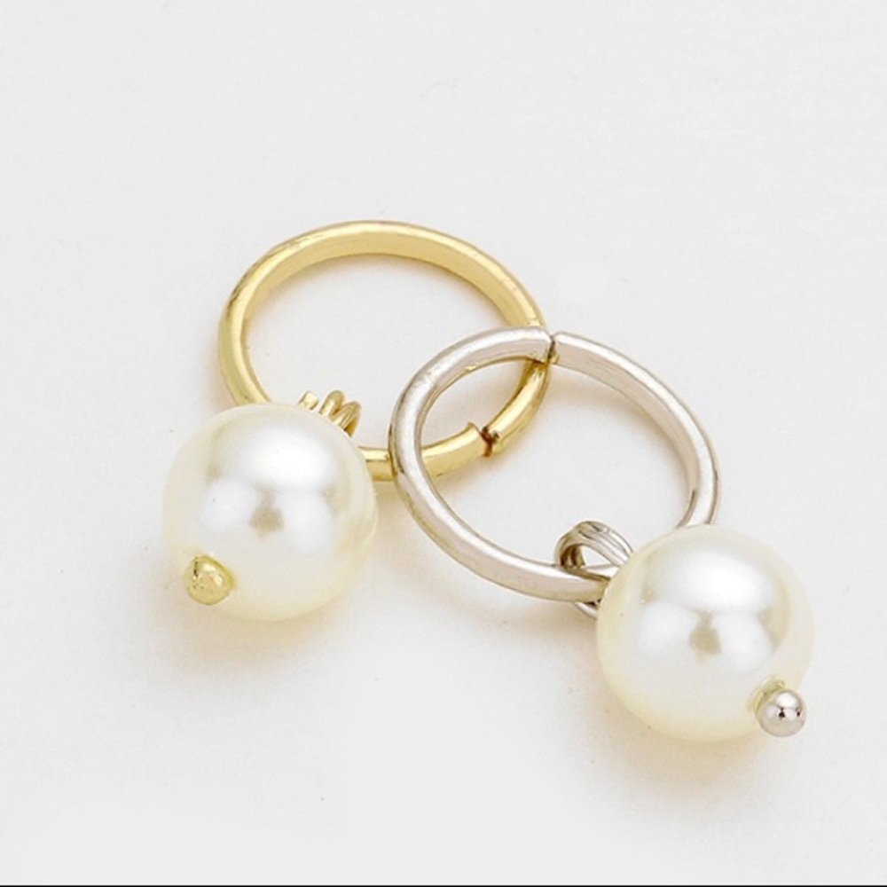 Pearl Braid Hair Rings